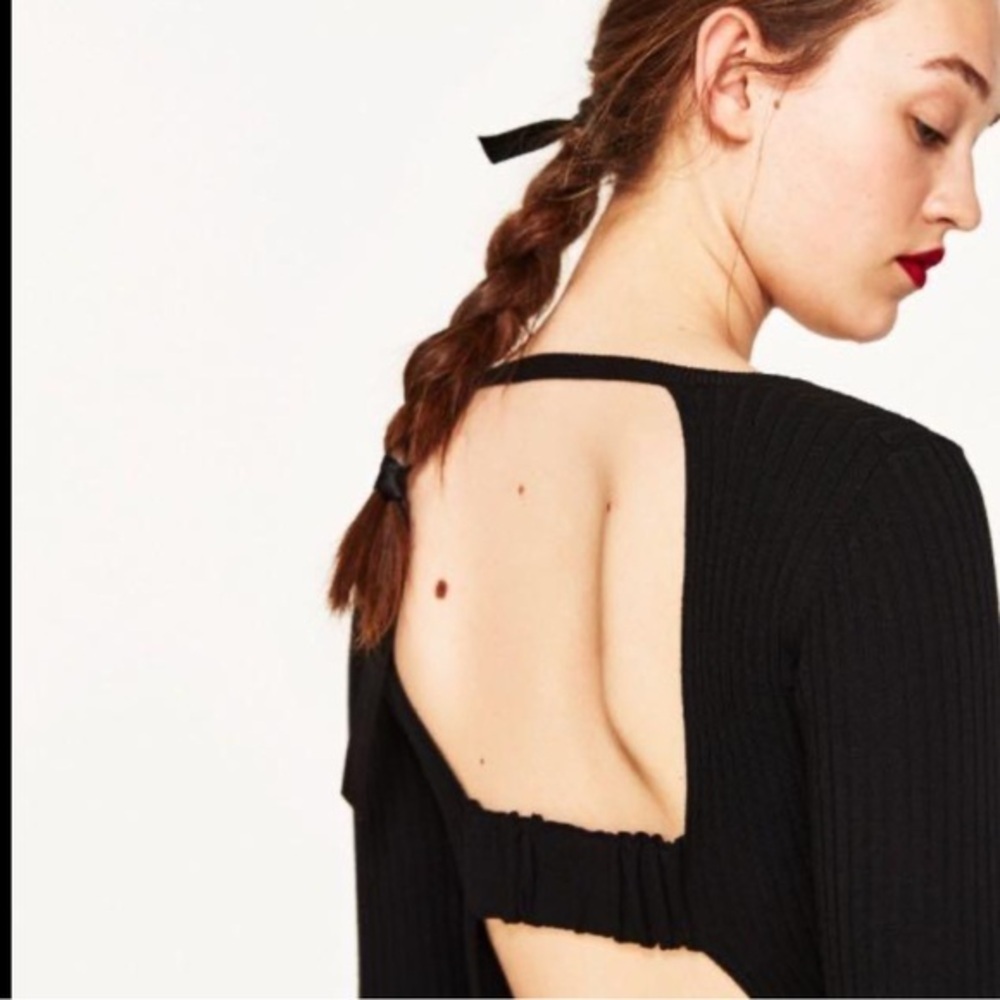 Zara Ribbed Top